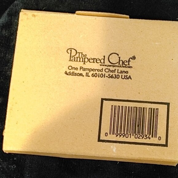 2005 Pampered Chef Cookie Mold American Flag Heart NEW - Picture 6 of 6